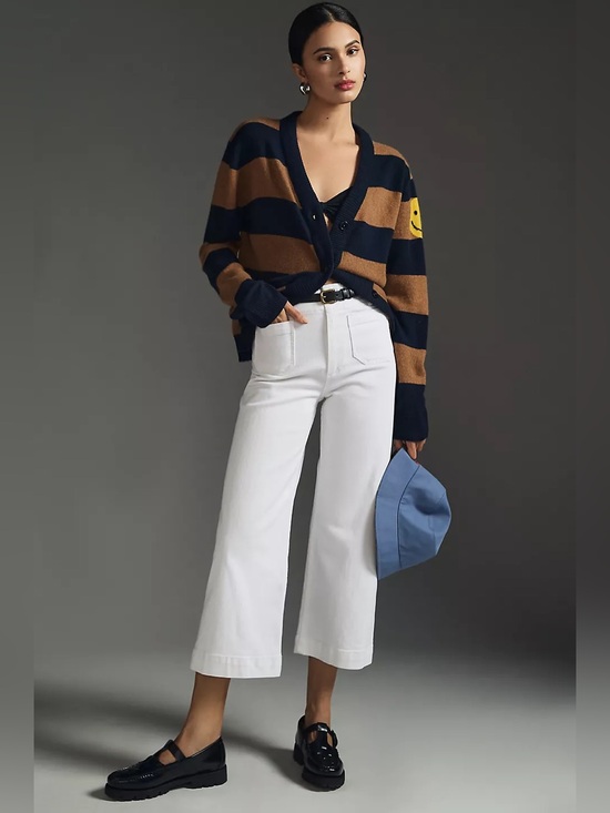 Pilcro Denim - EUC – Pilcro The Skipper Cropped Wide Leg Jeans/Anthropologie – Size 29